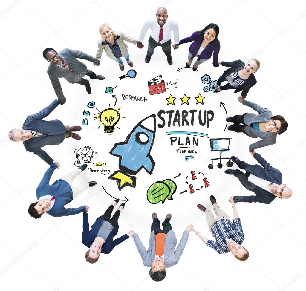 Business people and Start Up Concept