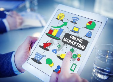 Online pazarlama ile tablet holding eller
