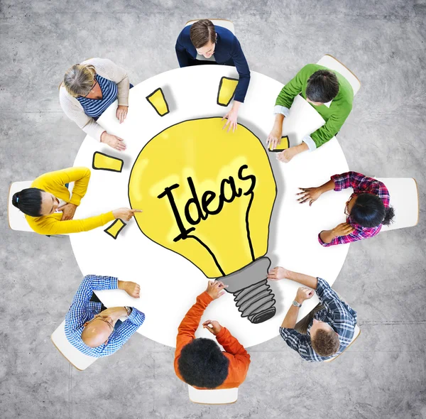 People with Ideas Concepts — Stock Photo, Image