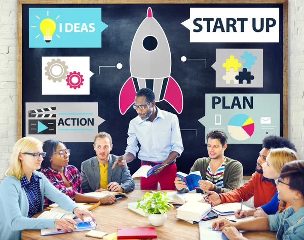 Diverse people and Start up Concept — Stock Photo, Image