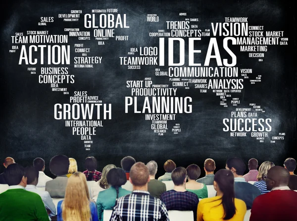 Global People Conference Seminar Creativity Ideas Concept — Stock Photo, Image