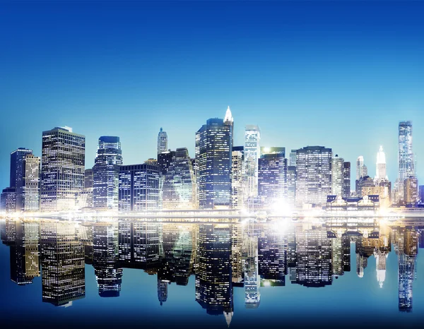 Skyskrapa i new york city — Stockfoto