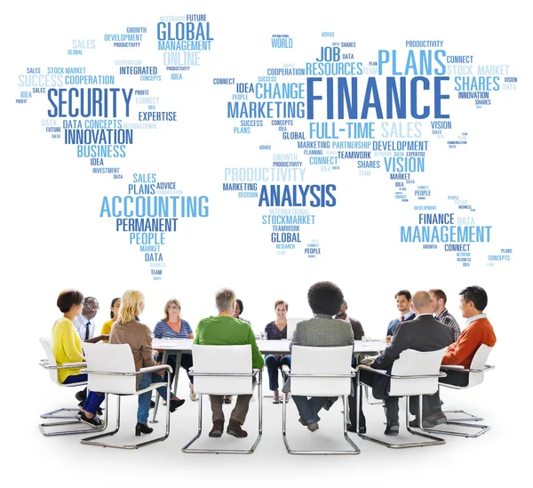 Diverse people and Finance Concept — Stock Photo, Image