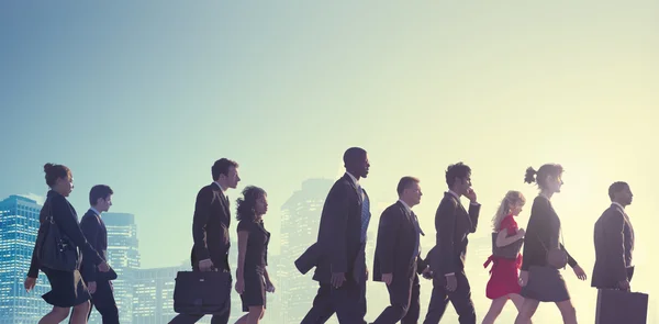 Business People walking — Stock Photo, Image