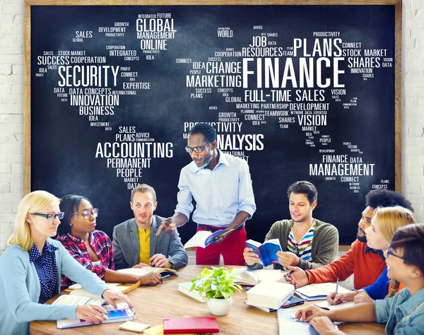 Diverse people and Finance Concept — Stock Photo, Image