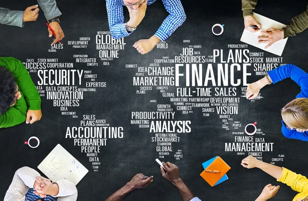 Diverse people and Finance Concept — Stock Photo, Image