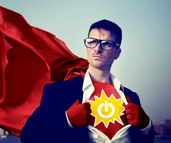 Power Strong Superhero — Stock Photo, Image