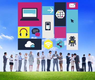 Kendine güvenen iş adamları