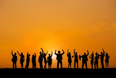 iş adamları silüeti