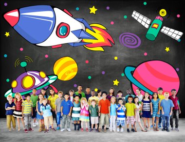 sevimli gülümseyen çocuklar