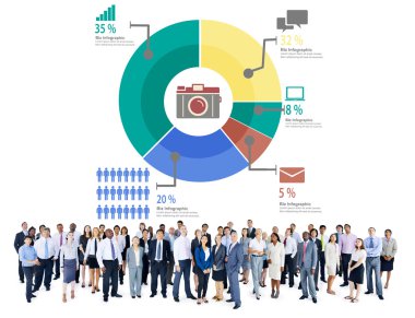 Farklı insanlar ve analiz pazarlama