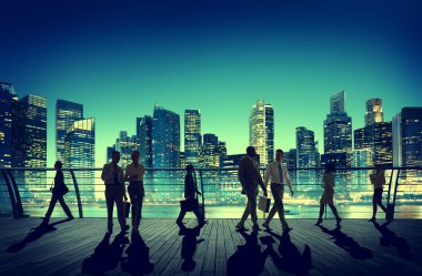 yürüyüş iş adamları