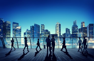 yürüyüş iş adamları