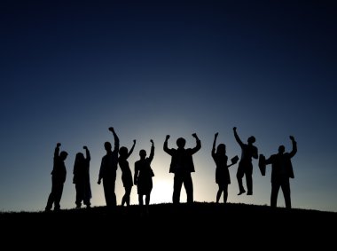 iş adamları silüeti