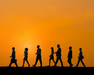 iş adamları silüeti