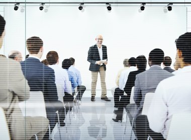 İş insanlar toplantı seminer