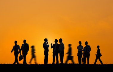 iş adamları silüeti