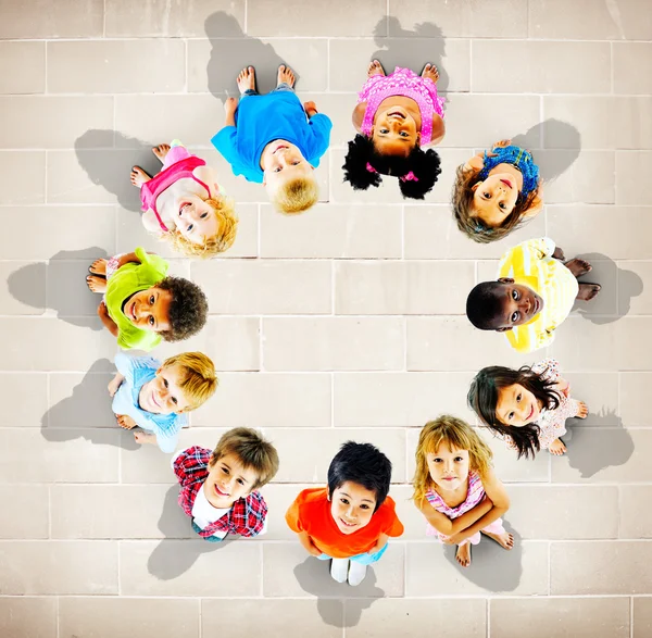 Adorable smiling children — Stock Photo, Image