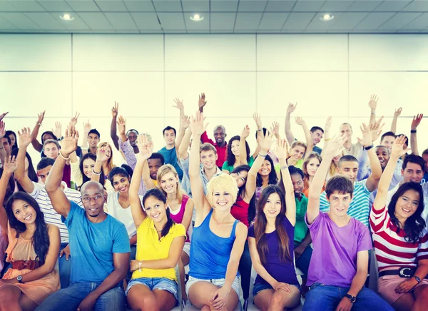 Diversiteit mensen samen — Stockfoto