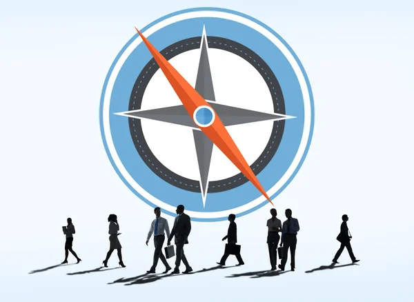 Navigation Compass Direction Journey Concept — Stock Photo, Image