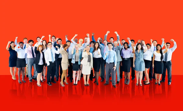 Workers standing together — Stock Photo, Image