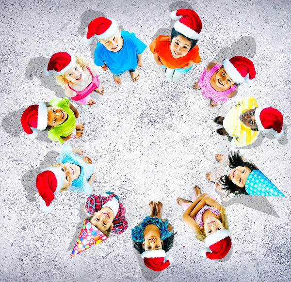 Bambini Bambini Allegro concetto di diversità infantile — Foto Stock