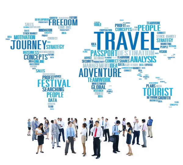 Gente de negocios y concepto de viajes — Foto de Stock