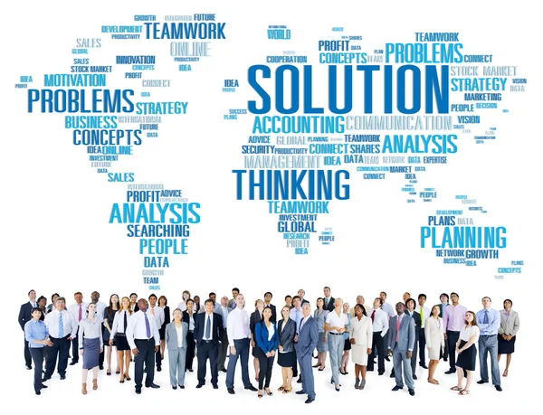 Diverse people and Solution Concept — Stock Photo, Image