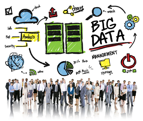 Diversity Business People Big Data Corporate