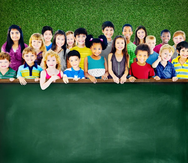 Adorable smiling children — Stock Photo, Image