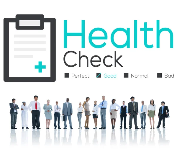 Egészségügyi ellenőrzés diagnózis fogalma — Stock Fotó