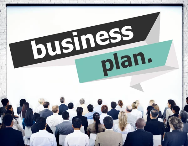 Persone al seminario sul Business plan — Foto Stock