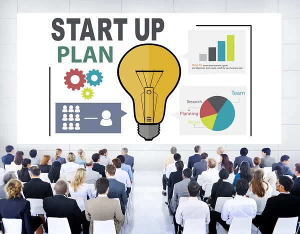 Persone al seminario su Start up — Foto Stock