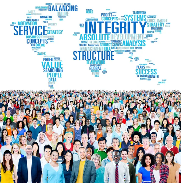 Diverse people and Integrity Concept — Stock Photo, Image