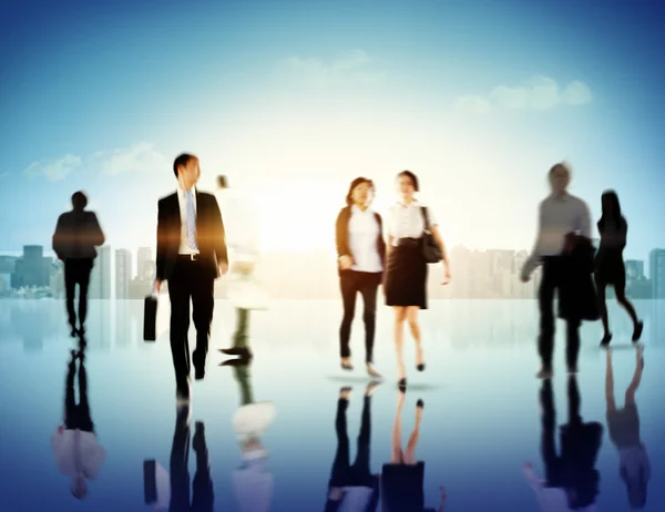 Business People and Cityscape Concept — Stock Photo, Image