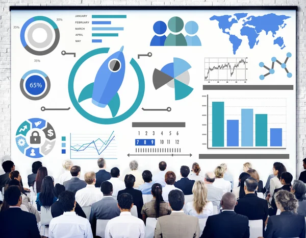 People at seminar about New Business — Stock Photo, Image