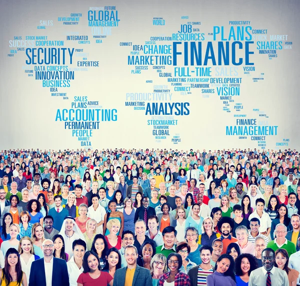 Diversité des personnes et des finances Sécurité — Photo