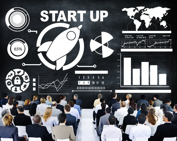 Persone al seminario su Start up — Foto Stock