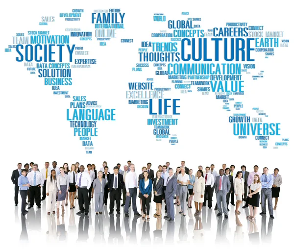 Persone diverse e cultura Ideologia comunitaria — Foto Stock