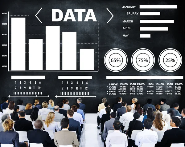 People at seminar about Data Analytics — Stock Photo, Image