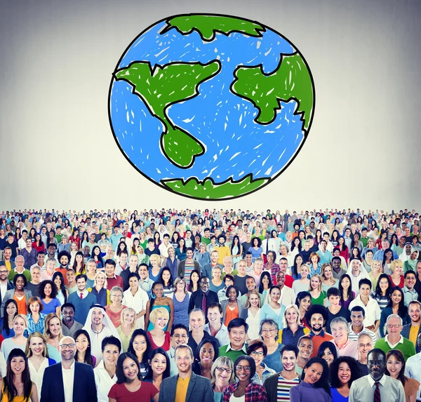 Diverse people and Global Networking