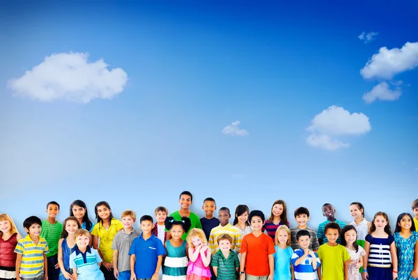 Adorable smiling children — Stock Photo, Image