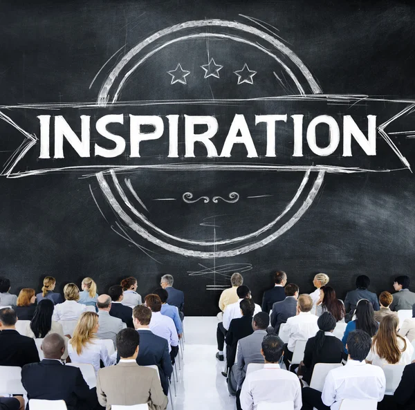 People at seminar about Inspiration — Stock Photo, Image