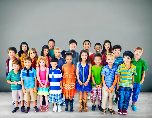 Adorable smiling children — Stock Photo, Image