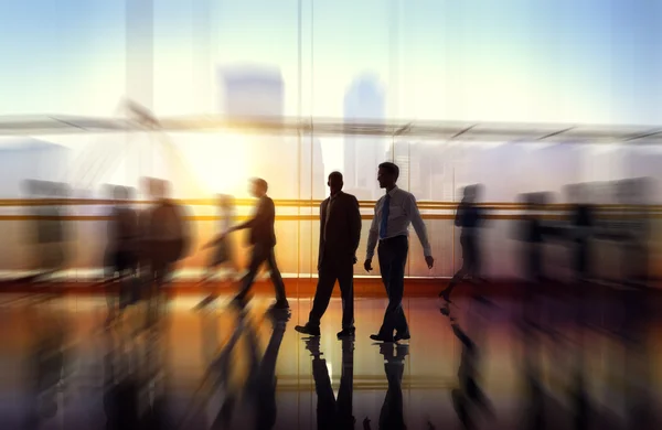 Business group Silhouettes — Stock Photo, Image