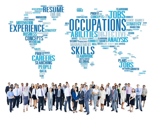 Diverses personnes et emploi — Photo