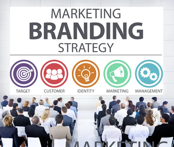 People at seminar about Branding — Stock Photo, Image