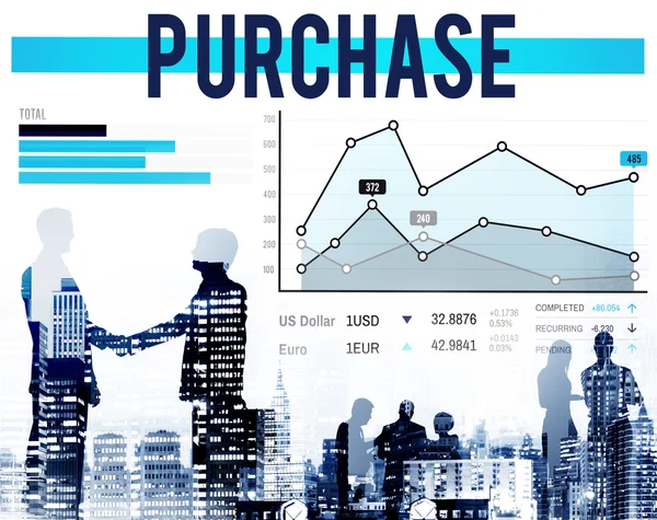 Business group Silhouettes — Stock Photo, Image