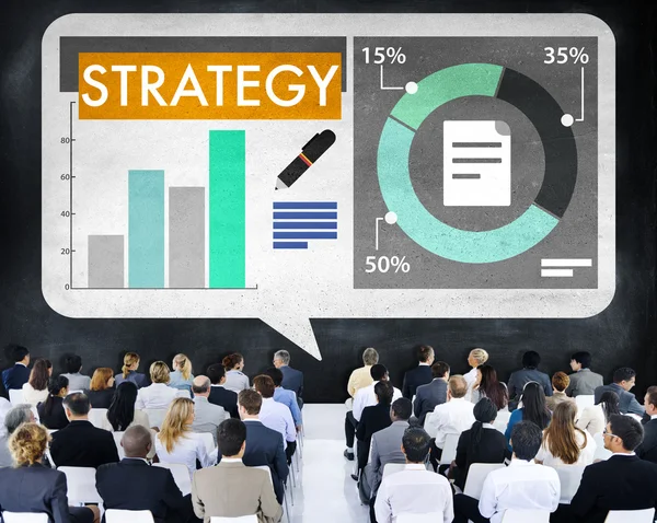 People at seminar about Strategy — Stock Photo, Image