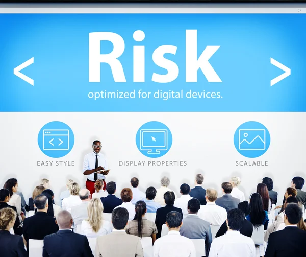 Gente de negocios riesgo Diseño Web — Foto de Stock